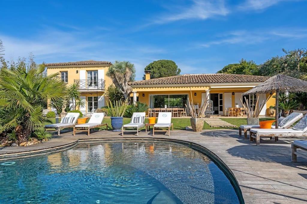 Grande Villa St-Tropez Area Avec Piscine Chauffee Gassin Eksteriør billede