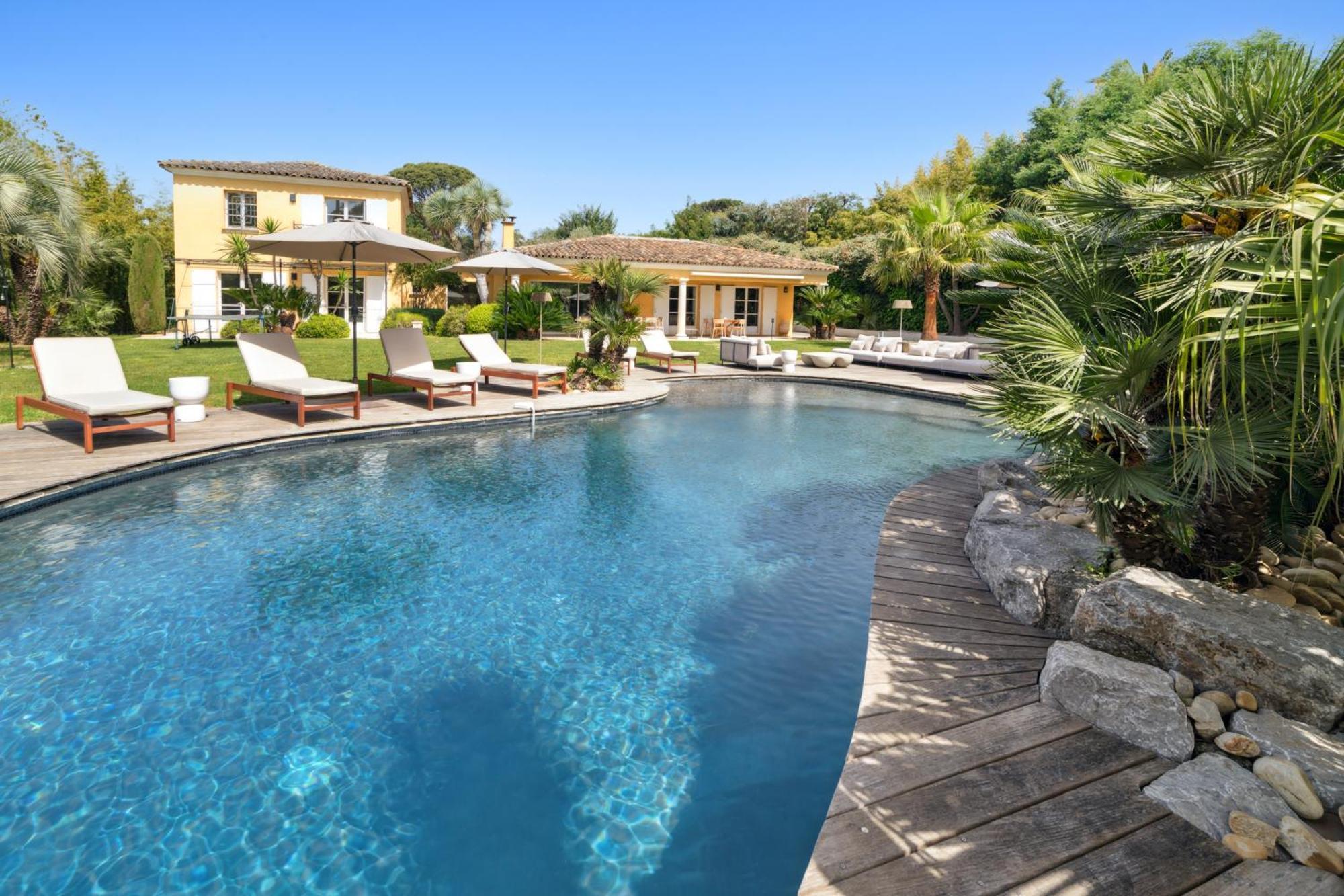 Grande Villa St-Tropez Area Avec Piscine Chauffee Gassin Eksteriør billede